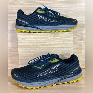 Altra Midnight Blue and Lime Running Shoes